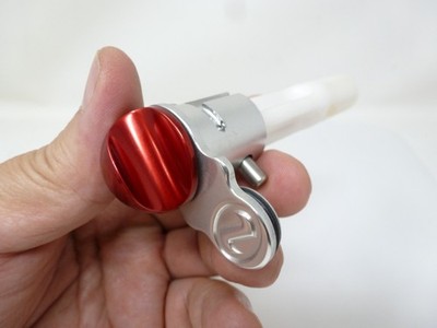 MINT SMART PARTS NERVE DELRIN VENTURI BOLT + GLOSS RED TWIST LOCK & BACK PLATE
