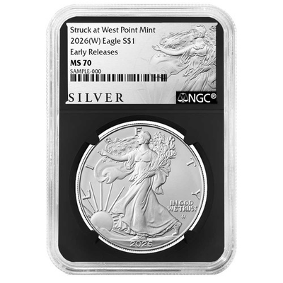 #ad Presale 2026 W $1 American Silver Eagle NGC MS70 ER ALS Label Retro Core $126.44