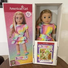 New American Girl Summer McKinny GOTY 2025 Journal Meet Outfit  Accessories