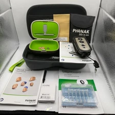 Phonak Virto B90 Hearing Aid With Case Tested and Working LEFT EAR ONLY