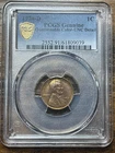 1924 D     LINCOLN CENT PCGS GENUINE QUESTIONABLE COLOR-UNC DETAIL