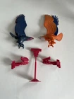 ZOAR & SCREECH Motu Masters Of The Universe He-Man Figure Vintage