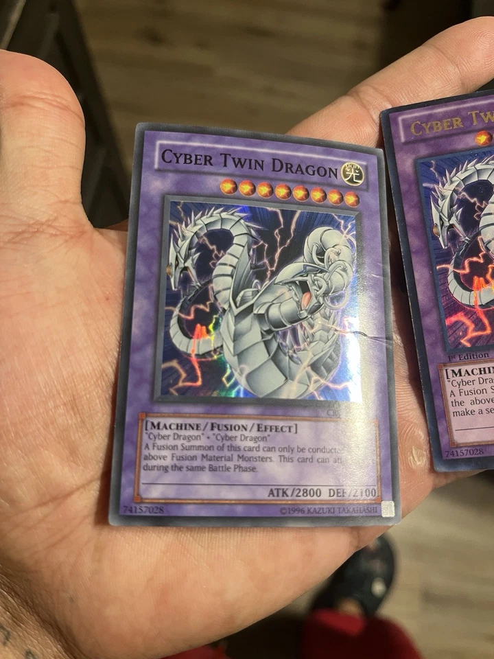 Cyber Dragon x2 Cards Light Played Yugioh (Read Description!) - Image 3 of 4