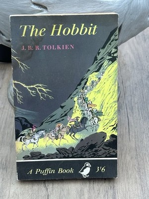The Hobbit or There & Back Again, J.R.R. Tolkien, 1st Paperback Edt, Puffin 1961