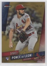 2019 Topps Finest Extended Set Gold Refractor 8/50 Daniel Ponce de Leon 0z0v