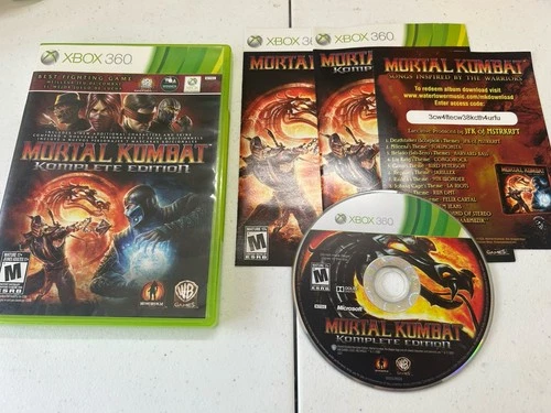 Mortal Kombat Komplete Edition (Xbox 360, 2012) Complete Tested Working