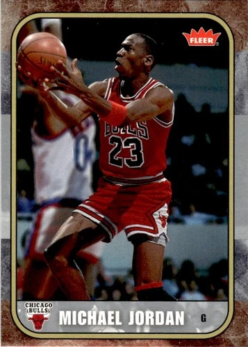 2007 Fleer Michael Jordan #8 Michael Jordan - Chicago Bulls - HOF