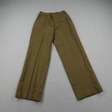 Vintage US Army Pants Olive Drab Wool Field Military Trousers Korean War 50s
