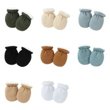 Baby Anti Scratch Mittens Elastic Wrist Gloves Comfortable Anti-Grab Gloves