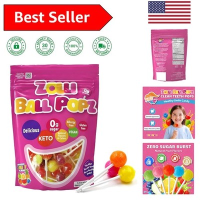 Delicious Zolli Clean Teeth Pops   Dentist-Approved Candy for Kids, 5.2 oz