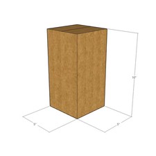 15 5x5x10 Kraft Brown Corrugated Shipping Boxes 32 ECT Single-Wall New