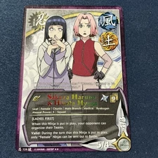 Naruto CCG, Sakura Haruno & Hinata Hyuga, 729, 1st Edition, LP