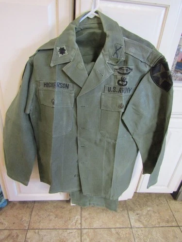 VINTAGE MILITARY JACKET & PANTS VIETNAM ERA US ARMY LT COLONEL RANGER INFANTRY 7