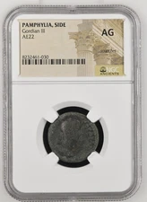 c.238-244 AD ROMAN PROVINCIAL, Pamphylia, Side (Gordian III) AE22 NGC AG