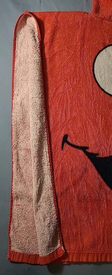 Poncho toalla de baño vintage 123 Sesame Street con capucha Elmo felpa doble gráfico Y2K Foto 4 de 4