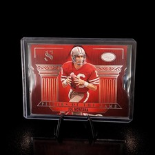 2025 Silhouette Joe Montana Color Match Die Cut 49ers