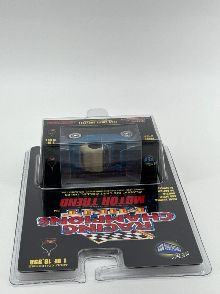 老式 Racing Champions 完好 1954 年雪佛兰 Corvette 压铸汽车 19998 年 1 年 1 个电机 T — 第 3/4 张图片