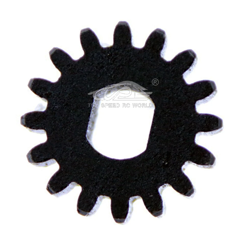 TSRC Geradverzahnt 16 Zähne Schwarz 1 Stück für 1/5 RC FG Auto Teile Zubehör - Bild 2 von 4
