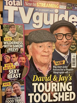 Total TV Guide 20-26 Jan 2024 Wilderness, Touring Toolshed, Sexy Beast,