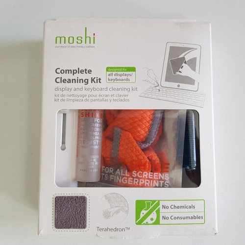 Moshi Laptop Tablet Monitor Display Eco Cleaning Kit fibre cloth NO liquids - 第 8/12 張圖片