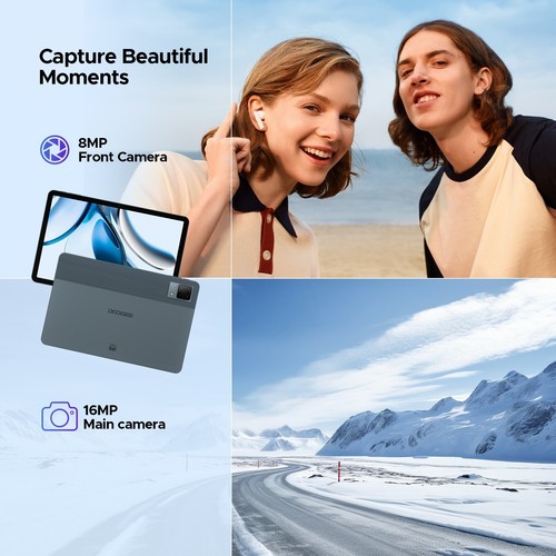 DOOGEE T40 11 Inch 2.5 KTablet 20GB+512GB 8580mAh Android 14 Tablet PC 16MP+8MP - Picture 8 of 8