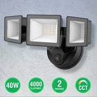 LED Security Wall Lamp 4000LM Dusk to Dawn Light Sensor Outdoor IP65 Waterproof