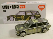 DATSUN 510 WAGON PRO STREET 010 RAW CHASE KAIDO HOUSE MIJO MINI GT 2022 RARE