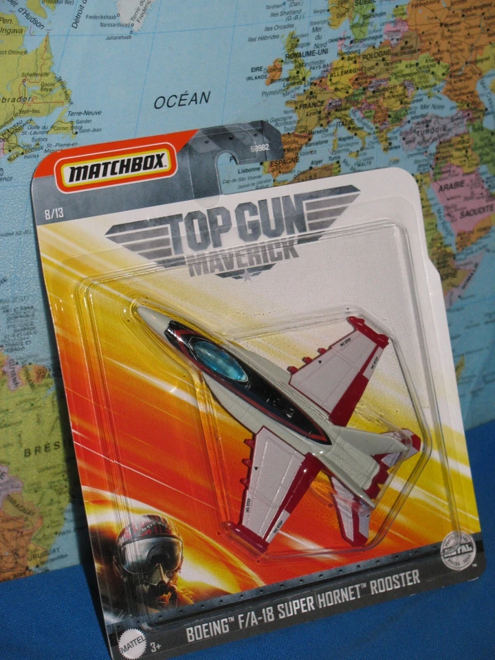 MATCHBOX MBX TOP GUN BOEING F/A-18 SUPER HORNET ROOSTER MAVERICK #8/13 BRAND NEW - Image 3 of 4
