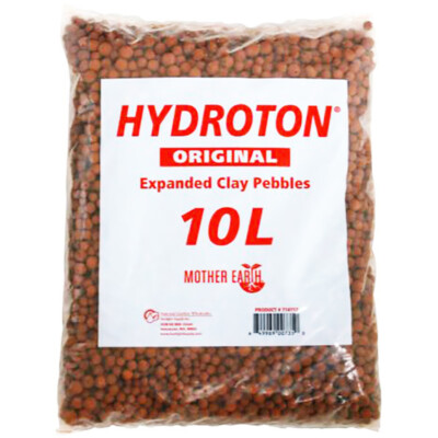 Mother Earth Hydroton Original Clay Pebbles 10L Liters