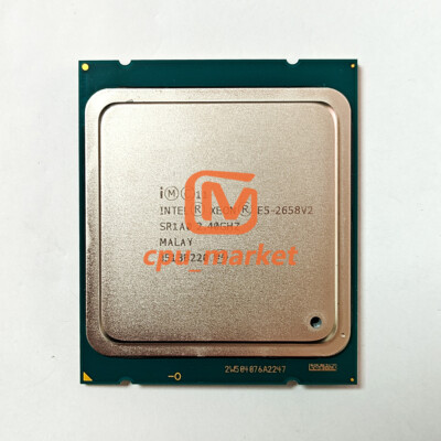 Intel Xeon E5-2658 v2 SR1A0 2.4GHz 10 Cores 95W LGA2011 CPU Processor E5-2658 v2