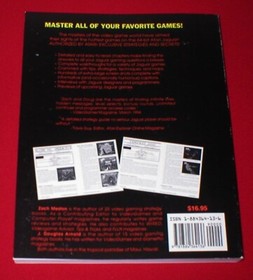 Atari Jaguar Game System Official Gamer's Guide Strategies & Secrets Book NEW