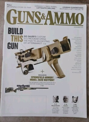 Guns & Ammo Magazine November 2020 Sig Sauer Springfield Armory 