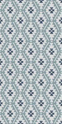 D-c-fix Fußmatte Teppich Grün Blau Rolle Vielseitig Komfort Spiel Weich 65 X 200Cm
