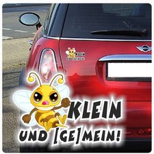 Autoaufkleber Biene Wespe Hornisse Klein und [Ge]Mein Fun Digitaldruck DA367 