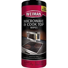 Weiman Cooktop & Microwave Cleaning Wipes - 30 Count