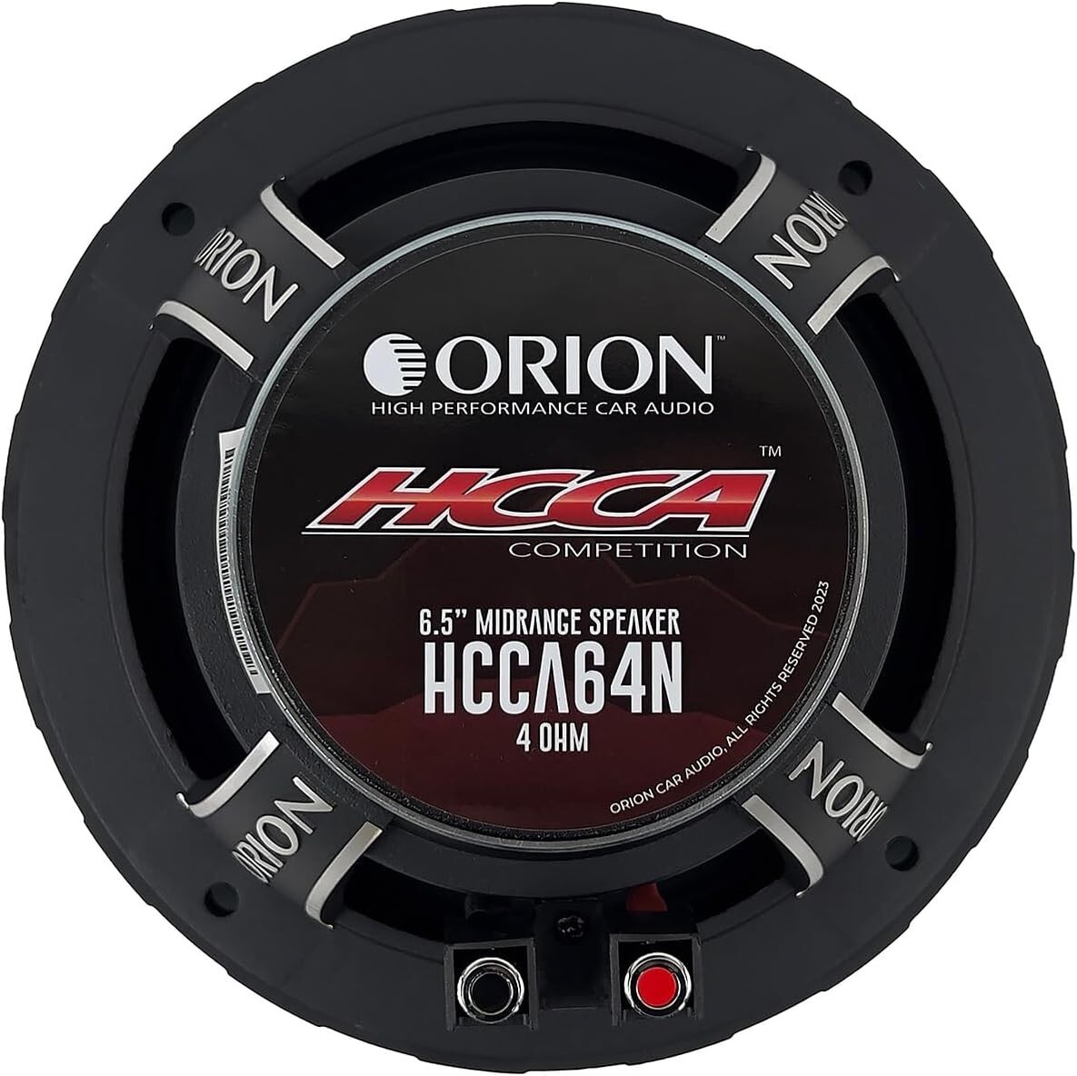 Orion HCCA64N 6.5&rdquo; 1400W Max 4-Ohm Efficient Neodymium Midrange Car Loudspeakers