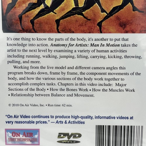 Anatomy for Artists Man in Motion 2nd Edition Instructional DVD (2010) - Picture 4 of 7