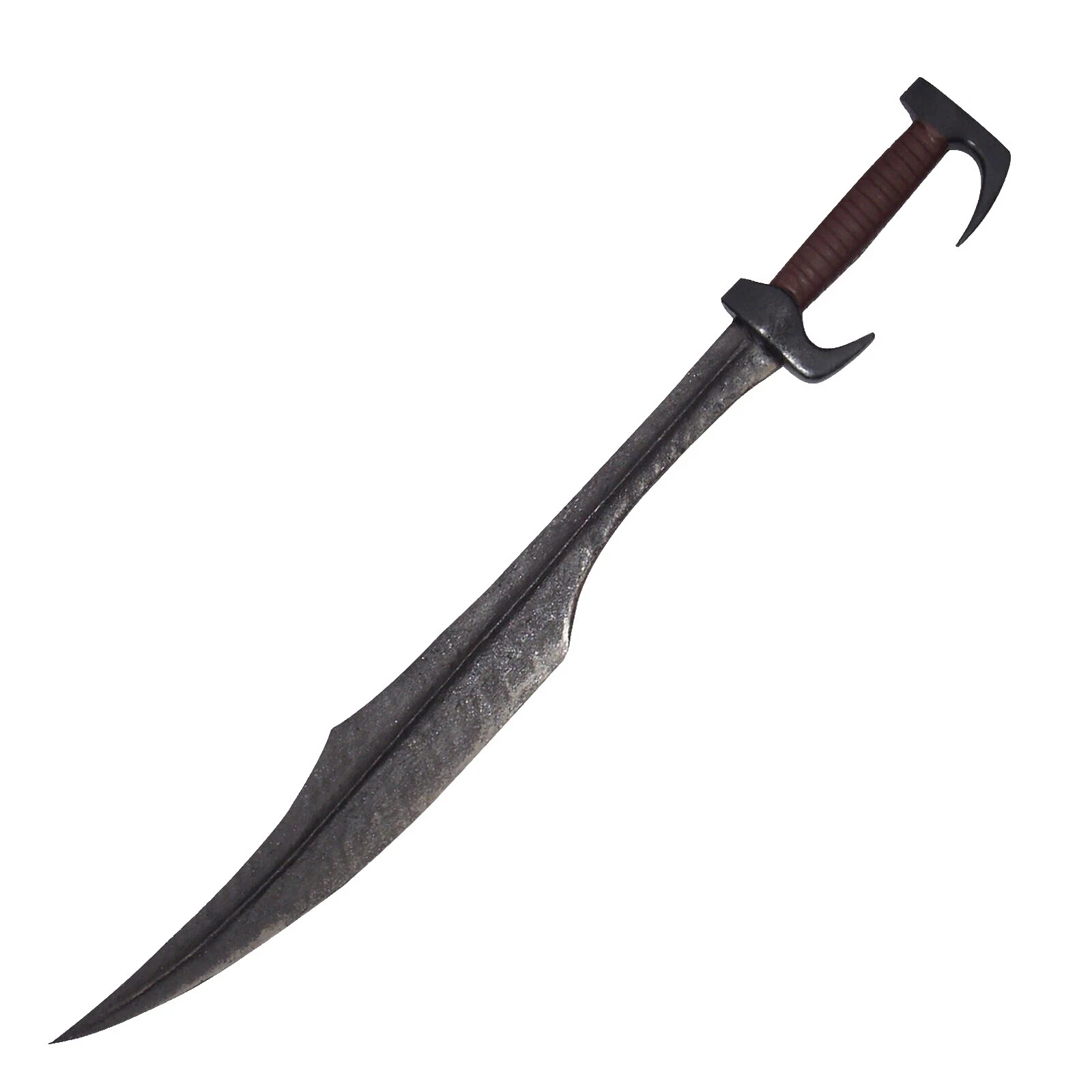 Hoja de acero al carbono mango de cuero espada coleccionable TV, cine y hojas de réplica de Juego