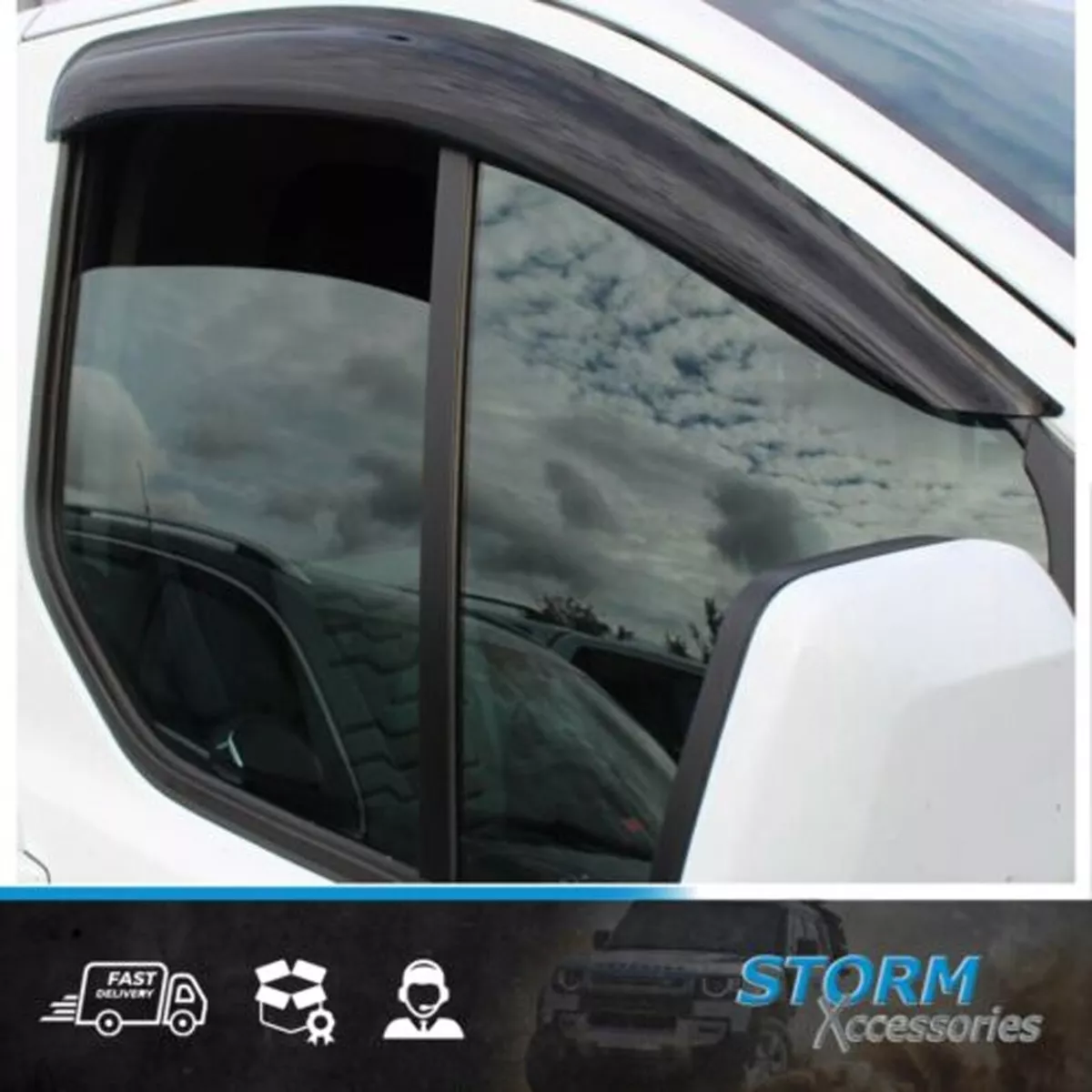 FORD TRANSIT CUSTOM 2012 ON STX WIND DEFLECTORS VISORS