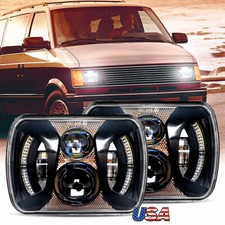 Dot Approved 2pc 7x6 5x7 Led Projector Headlights W Drl For Chevrolet Astro