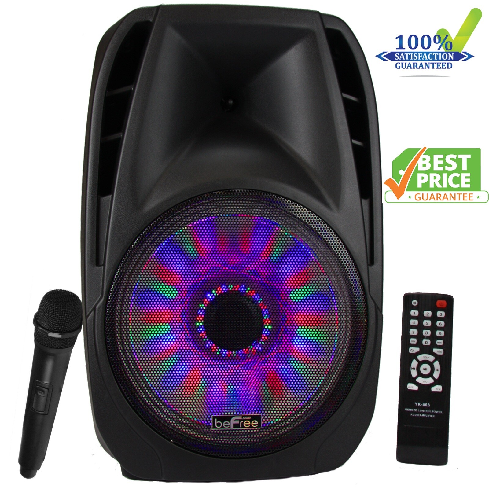 tailgate speaker with microphone