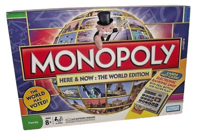 Monopoly Here Now World Edition Replacement Box Banker Tray Insert ...