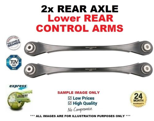 2x REAR AXLE Lower Rear TRACK CONTROL ARMS for ALPINA D4 Coupe 3.0 2014-on - Picture 1 of 8