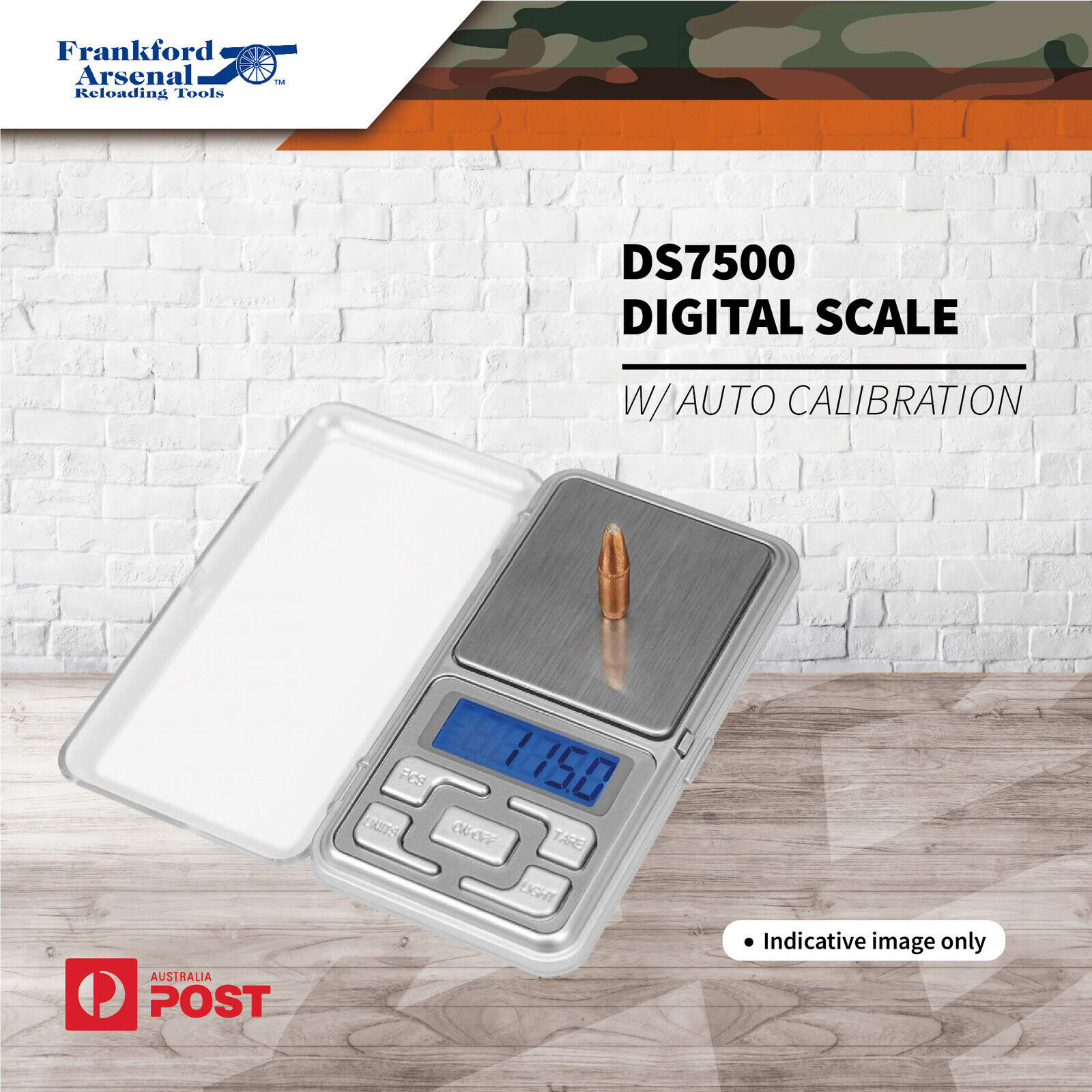 Frankford Arsenal Ds7500 Reloading Digital Scale W/ 750 Grains Reloader Capacity