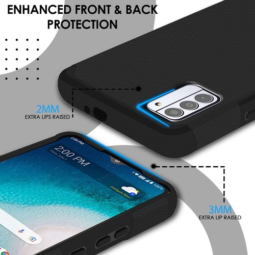 Für Nokia G310 5G Handy Hülle Halterung Freundlich Dual Layer Hartschale + Hartglas - Bild 11 von 49