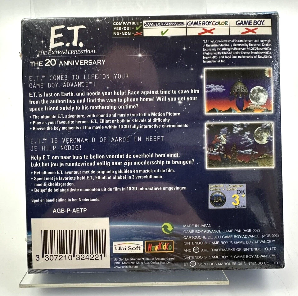 GBA E.T. The Extra-Terrestrial: The 20th Anniversary New And Sealed - Image 2 of 4