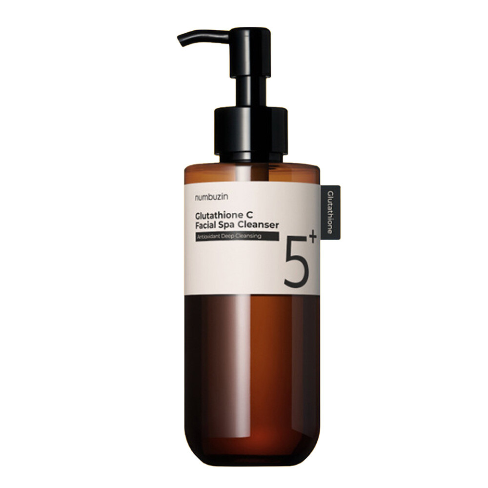 glutathione sebum numbuz:n] 5 C Facial Spa Cleanser - 200ml Gluta-Vit C Serum: Before &