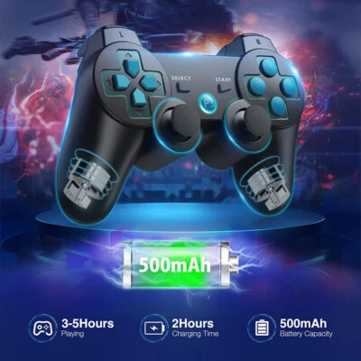 NBCP Wireless Bluetooth Videospiel Controller Pad Schwarz Für Playstation 3 PC PS3