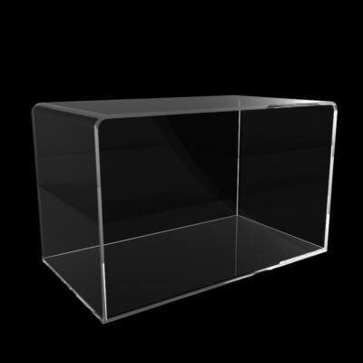 MEEC Acryl Vitrine Mit Schwarzem Sockel – 20x15x15 Cm, Staubdicht, Für Actionfiguren & Sammelstücke