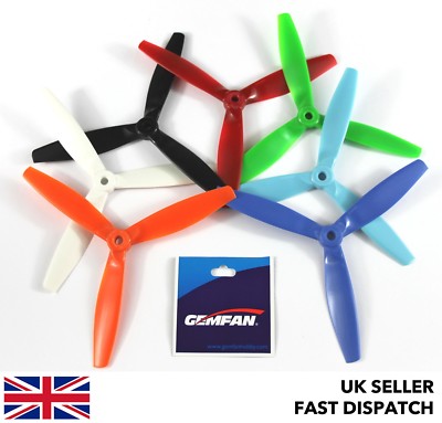 Gemfan CW CCW 6'' 6040 Tri/3 Blade Bull Nose Glasfaser Nylon Propeller 3BGFBN